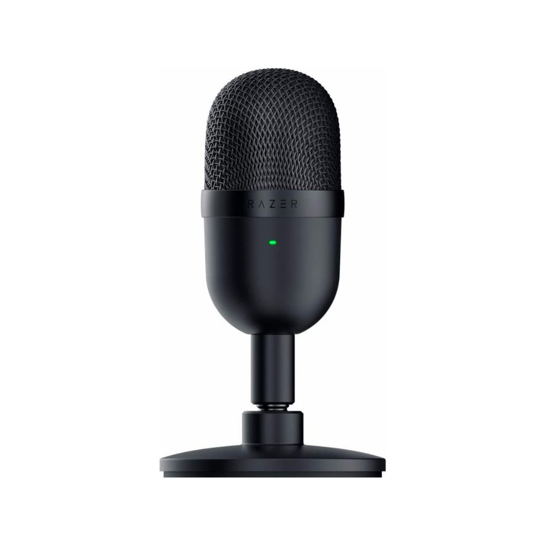 Seiren Mini USB Streaming Microphone: Precise Supercardioid Pickup Pattern - Professional Recording Quality - Ultra-Compact Build - Heavy-Duty Tilting Stand - Shock Resistant - Classic Black
